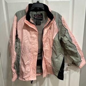 Women's Pink and Gray Ski Jacket